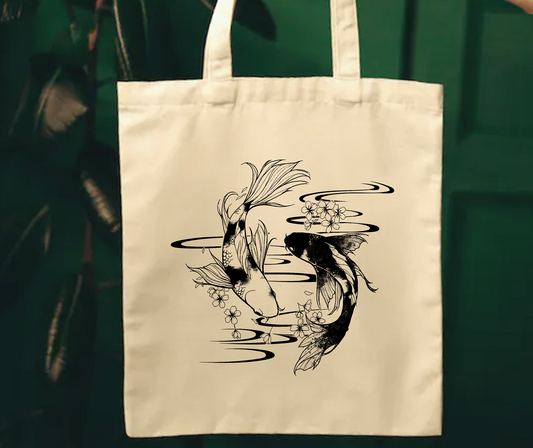 Ying Yang Tote Bag