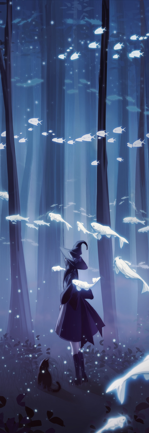 Fish forest Bookmark