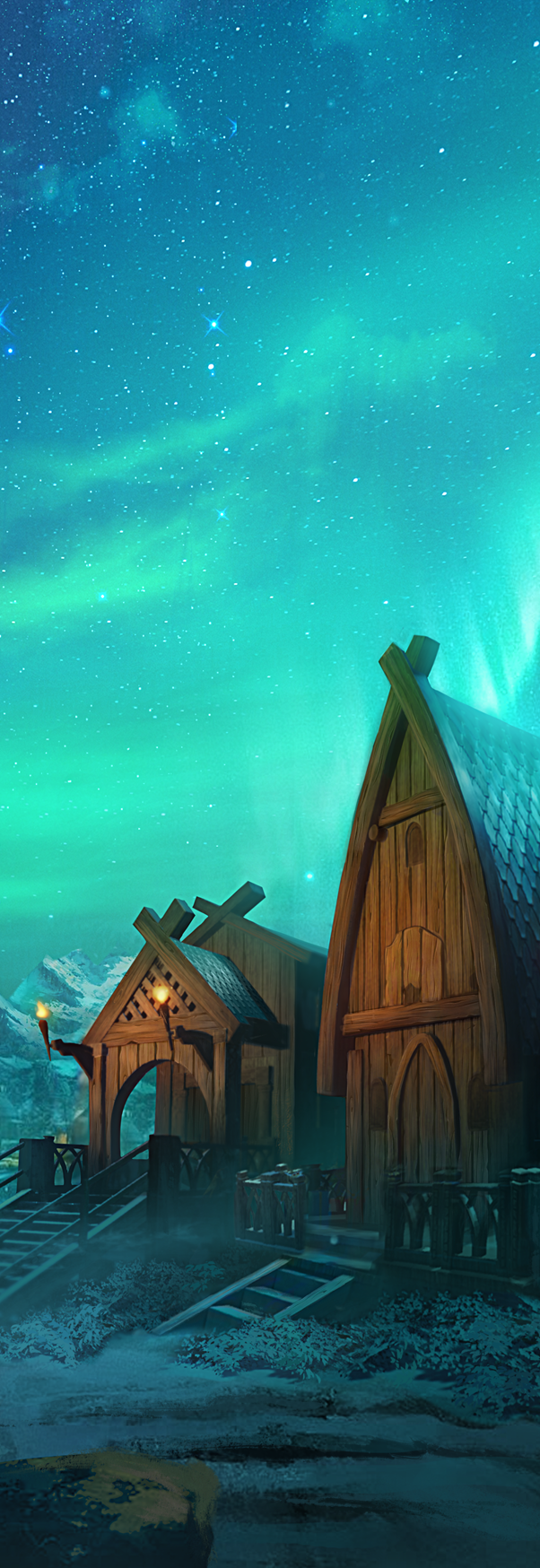 Nordic village Bookmark